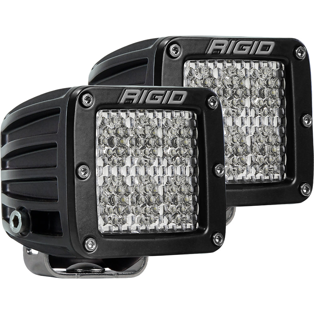RIGID Industries D-Series PRO Specter-Diffused LED - Pair - Black [502513] | Flood/Spreader Lights by RIGID Industries 