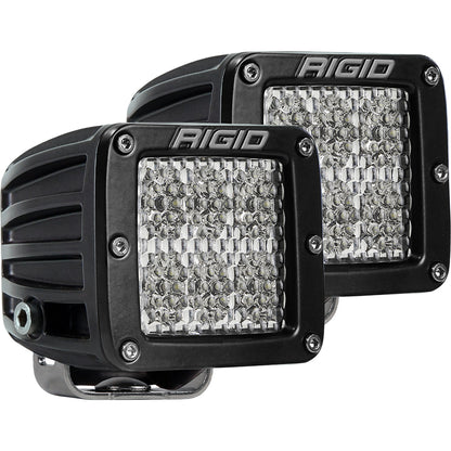 RIGID Industries D-Series PRO Specter-Diffused LED - Pair - Black [502513] | Flood/Spreader Lights by RIGID Industries 