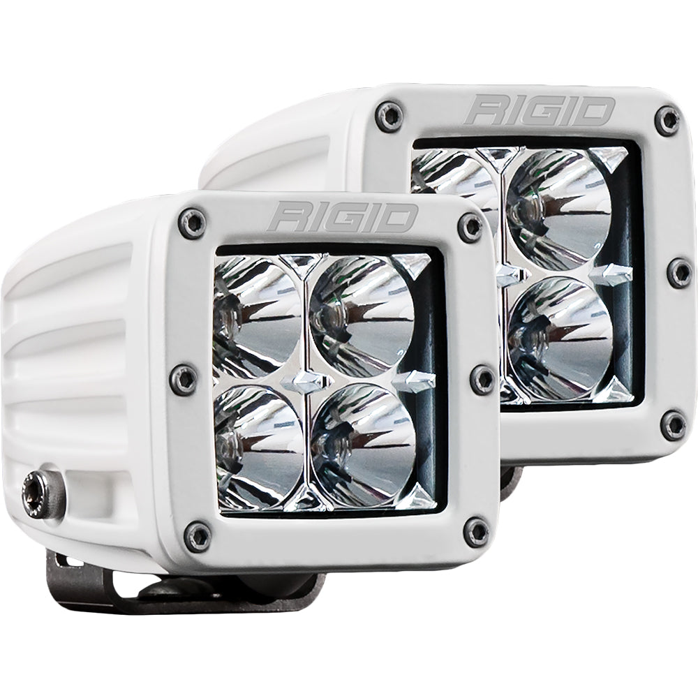 RIGID Industries D-Series PRO Hybrid-Flood LED - Pair - White [602113] | Flood/Spreader Lights by RIGID Industries 