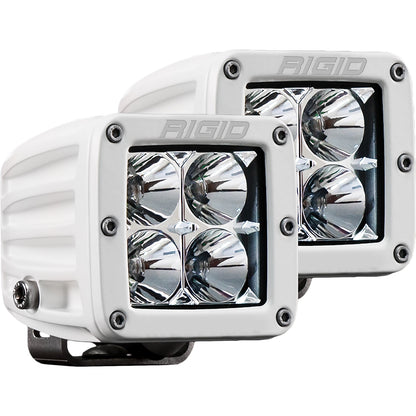 RIGID Industries D-Series PRO Hybrid-Flood LED - Pair - White [602113] | Flood/Spreader Lights by RIGID Industries 