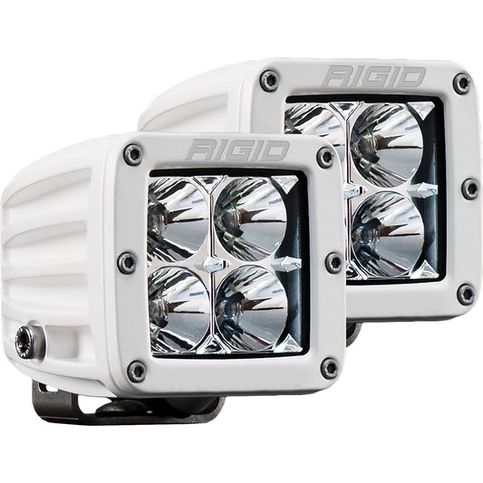 RIGID Industries D-Series PRO Hybrid-Flood LED - Pair - White [602113] | Flood/Spreader Lights by RIGID Industries 