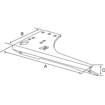 RAM Mount No-Drill Laptop Base for the Dodge Citadel, Durango  Jeep Grand Cherokee 2011 - 2017