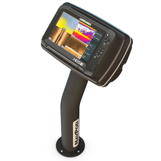 NavPod PedestalPod w/RAM Mount Pre-Cut f/Lowrance HDS-9 Gen2 Touch, HDS-9 Gen3  HDS-9 - Carbon Black