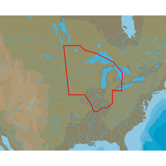 C-MAP 4D Lakes NA-D072 North Central [NA-D072] | C-Map 4D by C-MAP 