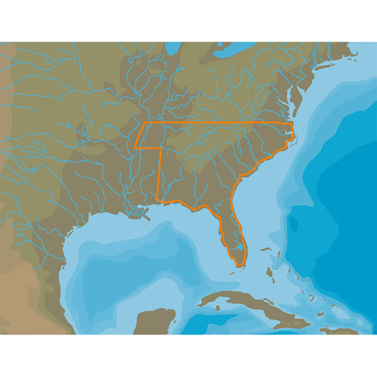 C-MAP 4D Lakes NA-D074 South East [NA-D074] | C-Map 4D by C-MAP 