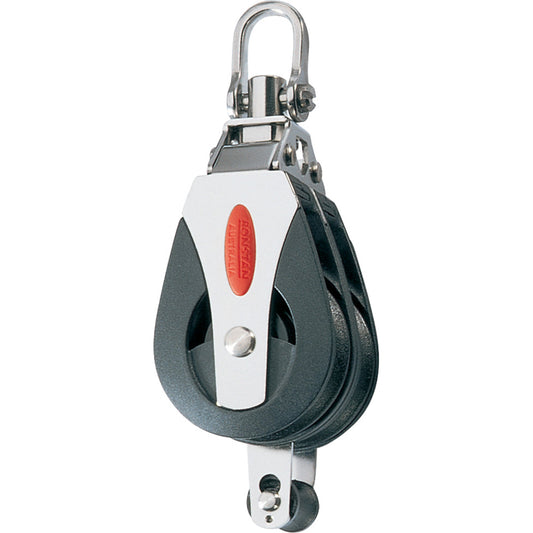 Ronstan Series 40 Ball Bearing Block - Double - Becket - Swivel Head [RF40210]