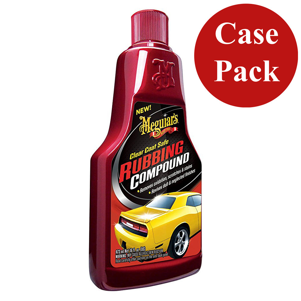 Meguiars Clear Coat Safe Rubbing Compound - 16oz *Case of 6* [G18016CASE]