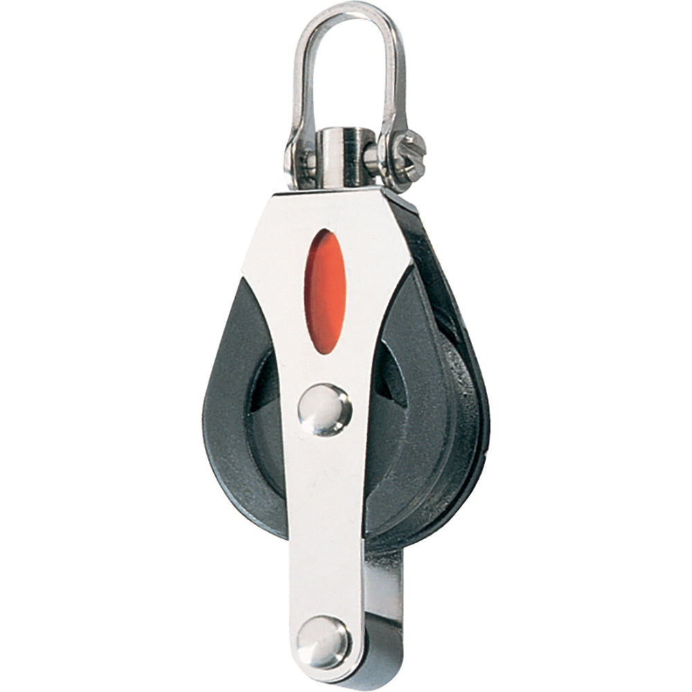 Ronstan Series 30 Utility Ball Bearing Block - Single, Becket, Swivel Shackle Head [RF30110]