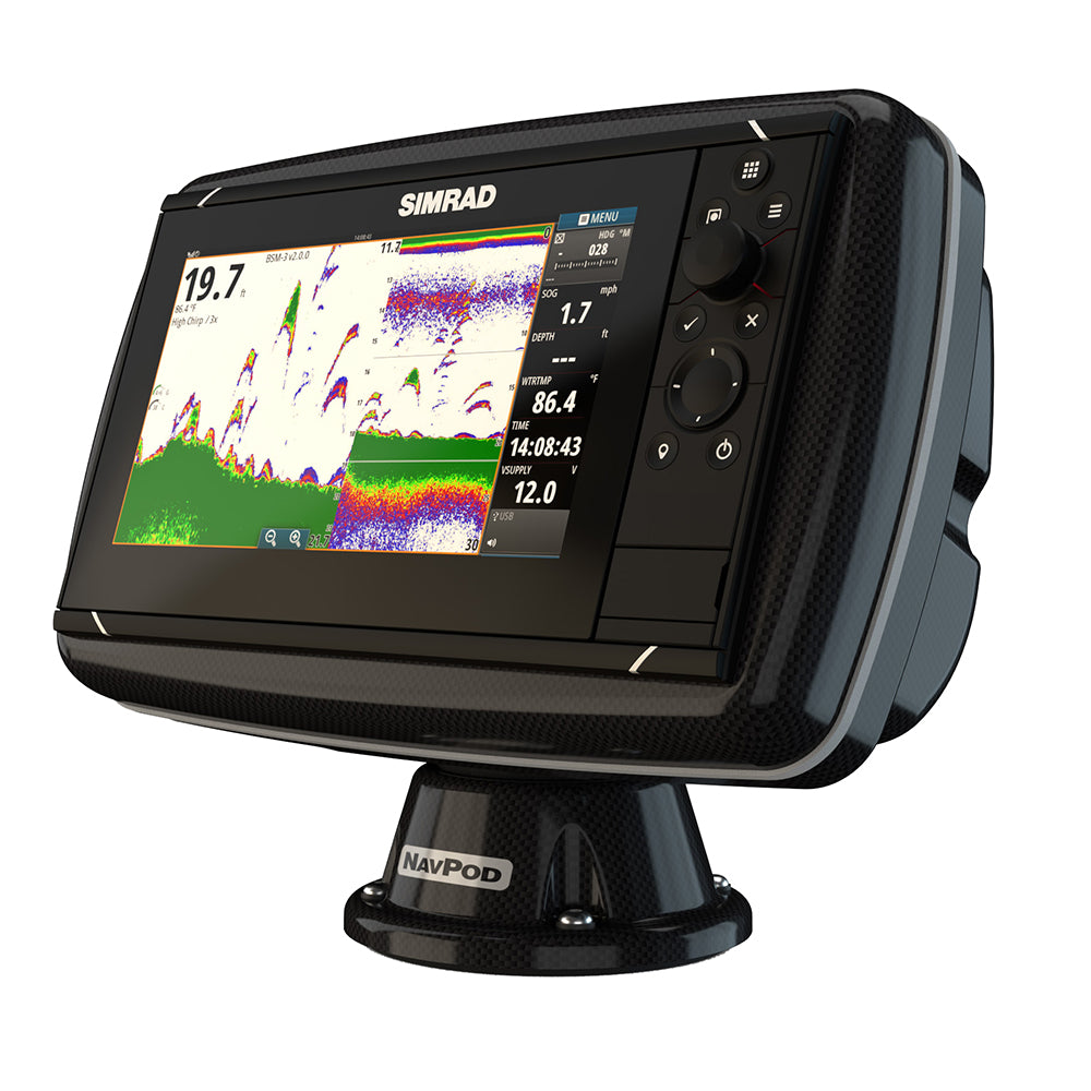 NavPod PP4600-06 PowerPod Pre-Cut f/Simrad NSS9 evo3 / BG Zeus3 9 - Carbon Black