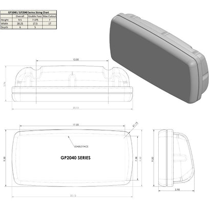 NavPod SystemPod Pre-Cut f/Raymarine AXIOM 9  Space f/12 Wide Guard [GP2040-17]