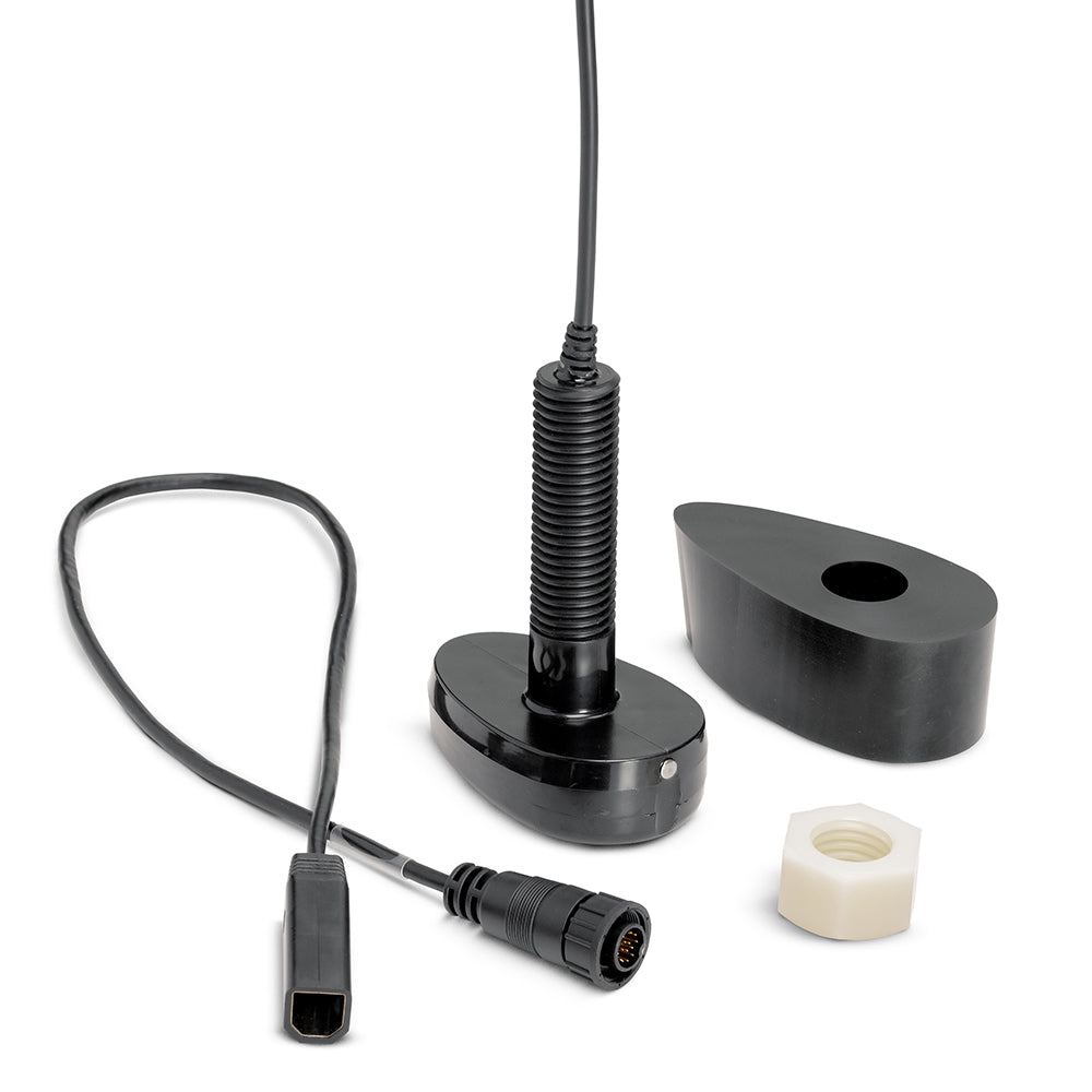 Humminbird XPTH-9-HW-T Dual Spectrum CHIRP Plastic Thru-Hull Transducer w/Temp [710279-1]