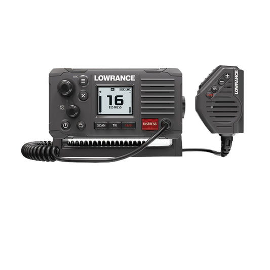 Lowrance Link-6S Class D DSC VHF Radio - Gray - NMEA 0183 [000-14493-001] | VHF - Fixed Mount by Lowrance 