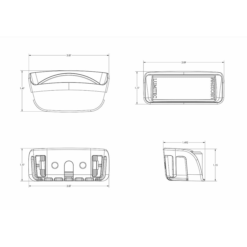 Lumitec Contour Series Drop-In Navigation Light - Stern White [101556]