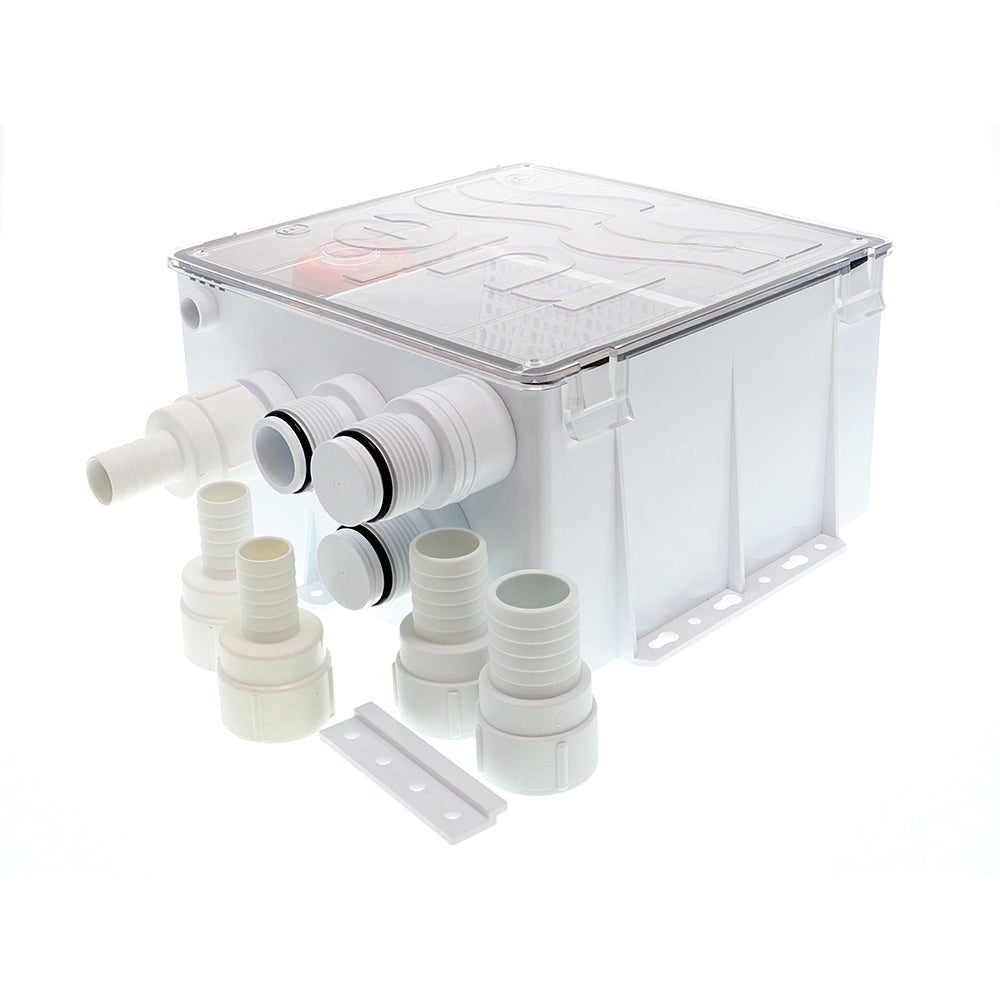 Rule Shower Drain Box w/800 GPH Pump - 24V [98B-24]