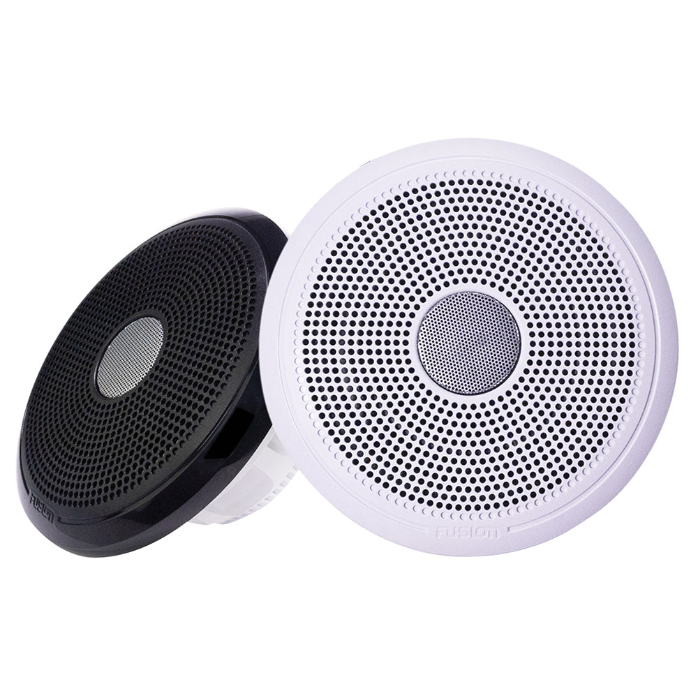 Fusion XS-F40CWB XS Series 4" 120 Watt Classic Marine Speakers - White  Black Grill Options [010-02199-00] | Speakers by Fusion 