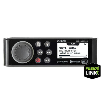 Fusion MS-RA70NSX Stereo w/BT/AM/FM/SiriusXM - 2 Zone [010-01516-30] | Stereos by Fusion 