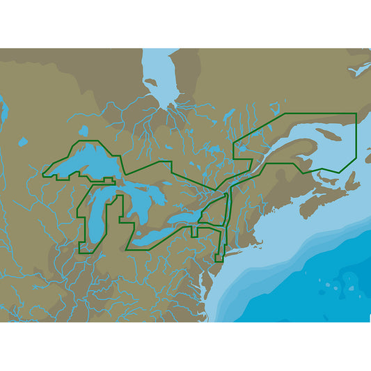 C-MAP 4D NA-D061 Great Lakes  St Lawrence Seaway -microSD/SD [NA-D061] | C-Map 4D by C-MAP 