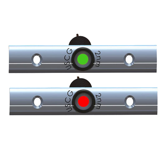 TACO Rub Rail Mounted LED Navigation Light Set - 4" w/Deutsch Plug Port  Starboard