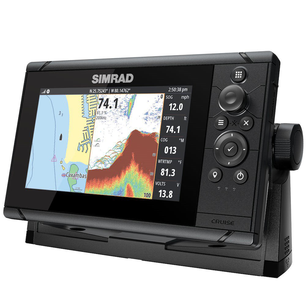 Simrad Cruise 7 US Coastal w/83/200 Transom Mount Transducer [000-14996-001]