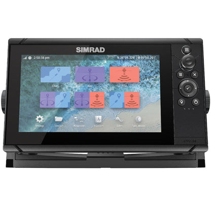 Simrad Cruise 9 US Coastal w/83/200 Transom Mount Transducer [000-14997-001] | GPS - Fishfinder Combos by Simrad 