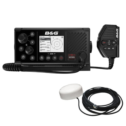 BG V60-B VHF Marine Radio w/DSC, AIS (Receive  Transmit)  GPS-500 GPS Antenna [000-14819-001] | VHF - Fixed Mount by B&G 