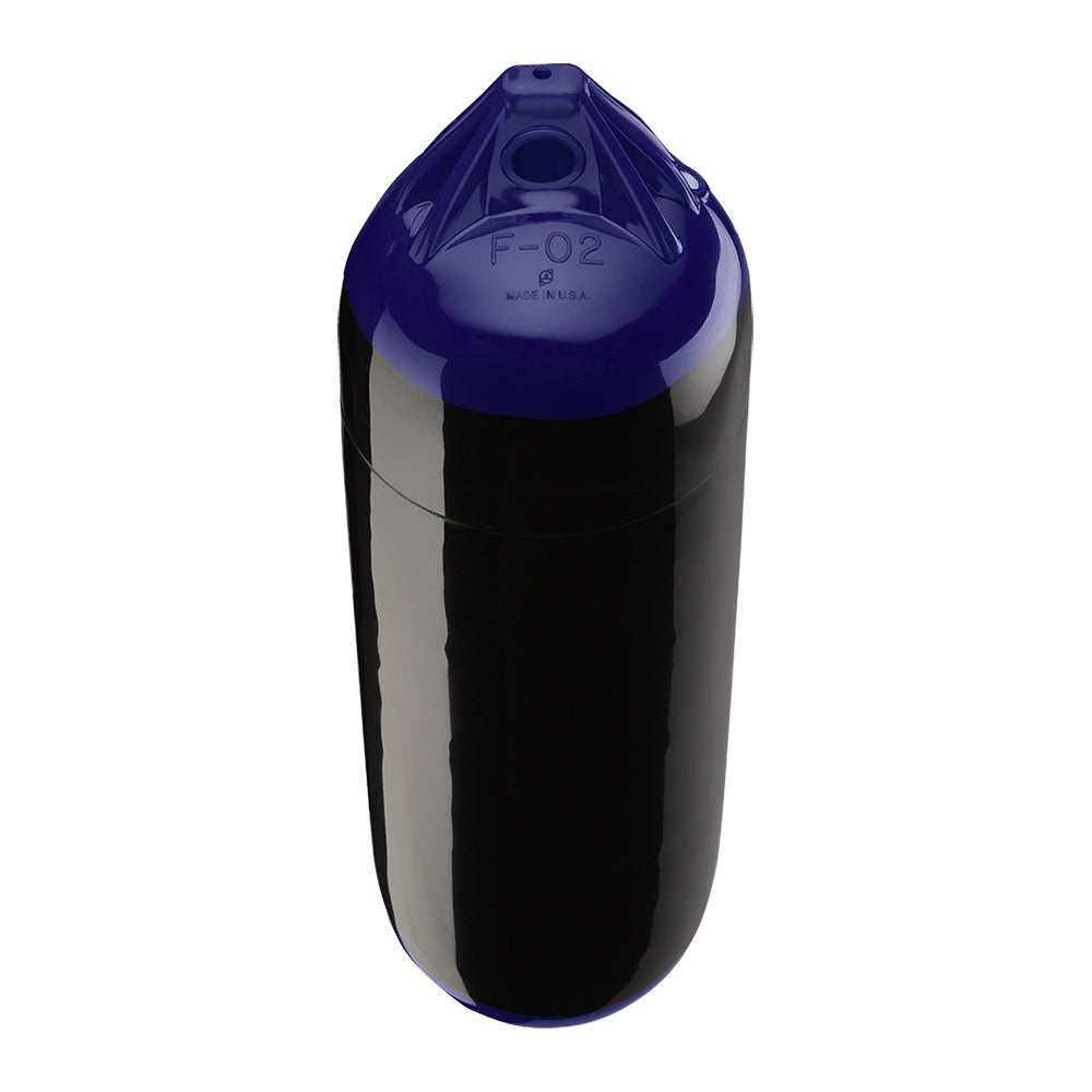 Polyform F-02 Twin Eye Fender 7.5" x 26" - Black [F-02-BLACK]