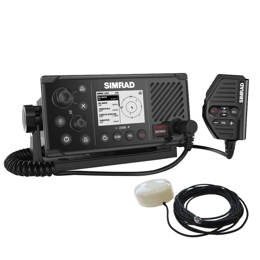 Simrad RS40-B VHF Radio w/Class B AIS Transceiver  GPS-500 Antenna [000-14818-001] | VHF - Fixed Mount by Simrad 