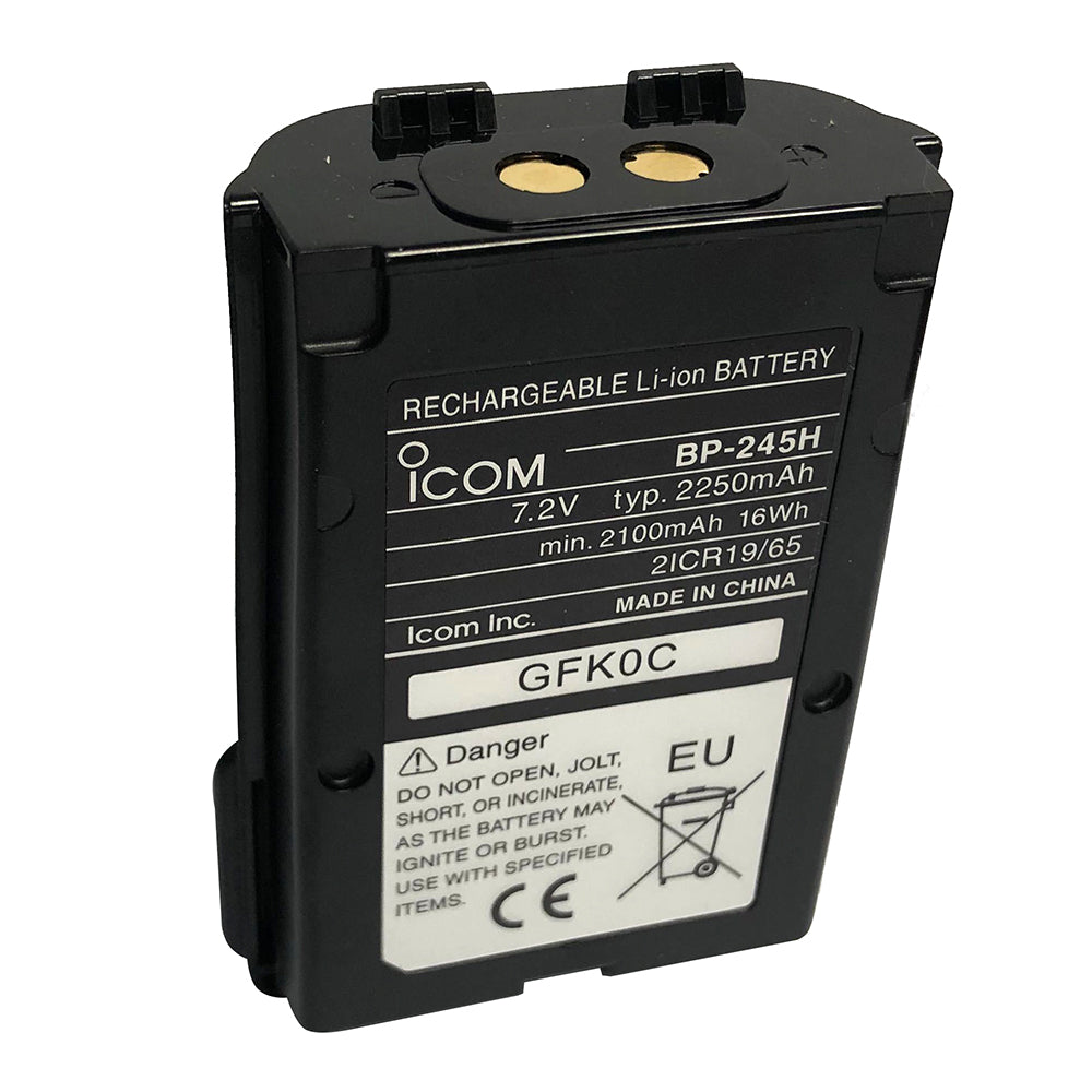 Icom Li-Ion Battery f/M72  M73 [BP245H] | Accessories by Icom 