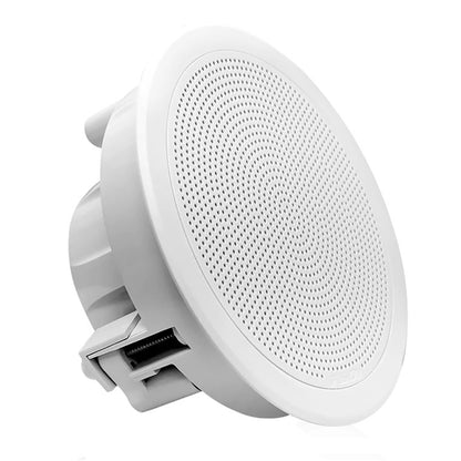 Fusion FM-F65RW FM Series 6.5" Flush Mount Round Marine Speakers - White Grill - 120W [010-02299-00] | Speakers by Fusion 