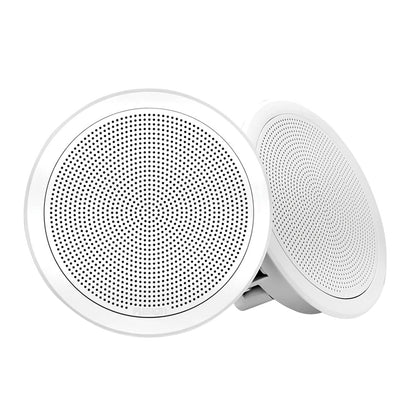 Fusion FM-F65RW FM Series 6.5" Flush Mount Round Marine Speakers - White Grill - 120W [010-02299-00] | Speakers by Fusion 