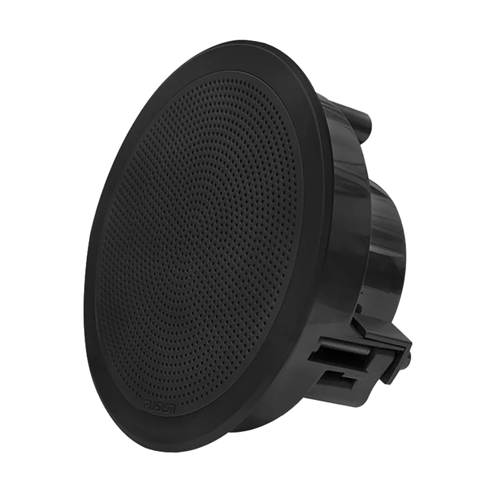 Fusion FM-F65RB FM Series 6.5" Flush Mount Round Marine Speakers - Black Grill - 120W [010-02299-01] | Speakers by Fusion 