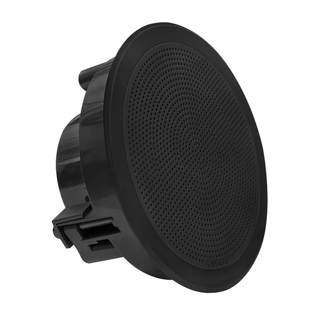 Fusion FM-F65RB FM Series 6.5" Flush Mount Round Marine Speakers - Black Grill - 120W [010-02299-01] | Speakers by Fusion 