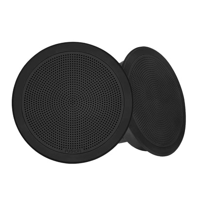 Fusion FM-F65RB FM Series 6.5" Flush Mount Round Marine Speakers - Black Grill - 120W [010-02299-01] | Speakers by Fusion 