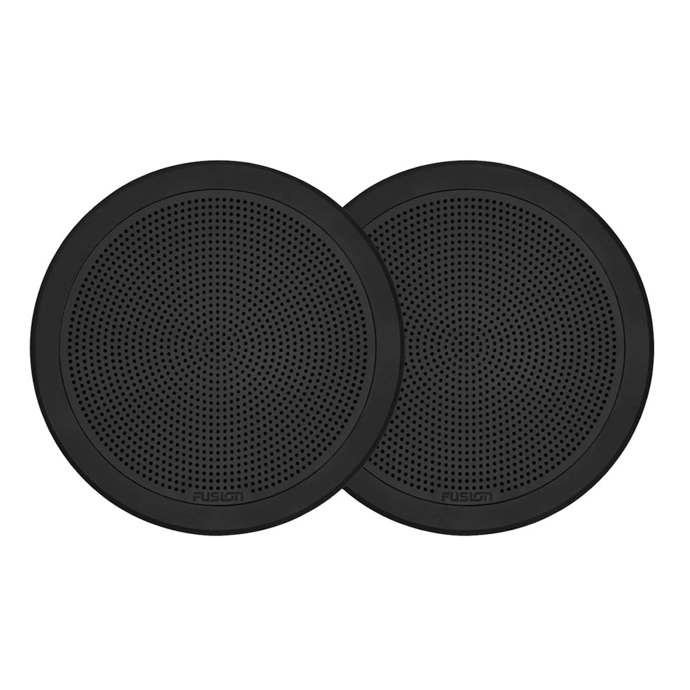 Fusion FM-F65RB FM Series 6.5" Flush Mount Round Marine Speakers - Black Grill - 120W [010-02299-01] | Speakers by Fusion 