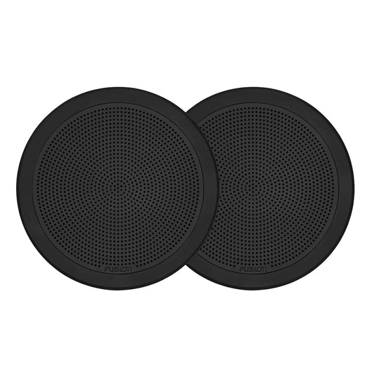 Fusion FM-F65RB FM Series 6.5" Flush Mount Round Marine Speakers - Black Grill - 120W [010-02299-01] | Speakers by Fusion 