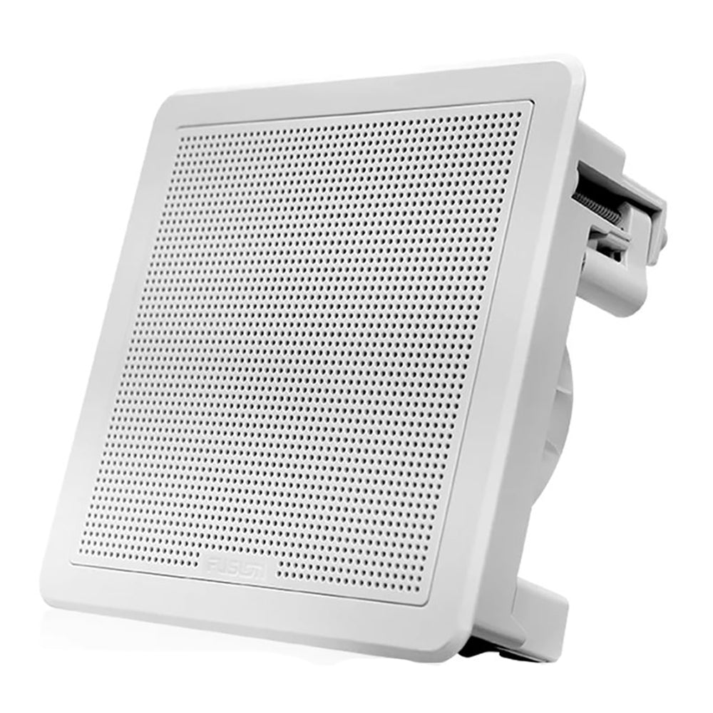 Fusion FM-65SW FM Series 6.5" 120 Flush Mount Square Marine Speakers - White Grill - 120W [010-02299-10] | Speakers by Fusion 