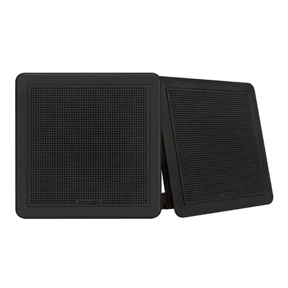 Fusion FM-65SB FM Series 6.5" 120 Flush Mount Square Marine Speakers - Black Grill - 120W [010-02299-11] | Speakers by Fusion 