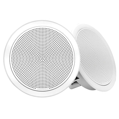 Fusion FM-F77RW FM Series 7.7" Flush Mount Round Marine Speakers - White Grill - 200W [010-02300-00] | Speakers by Fusion 