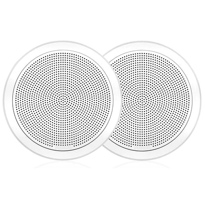 Fusion FM-F77RW FM Series 7.7" Flush Mount Round Marine Speakers - White Grill - 200W [010-02300-00] | Speakers by Fusion 