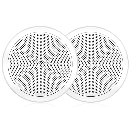 Fusion FM-F77RW FM Series 7.7" Flush Mount Round Marine Speakers - White Grill - 200W [010-02300-00] | Speakers by Fusion 