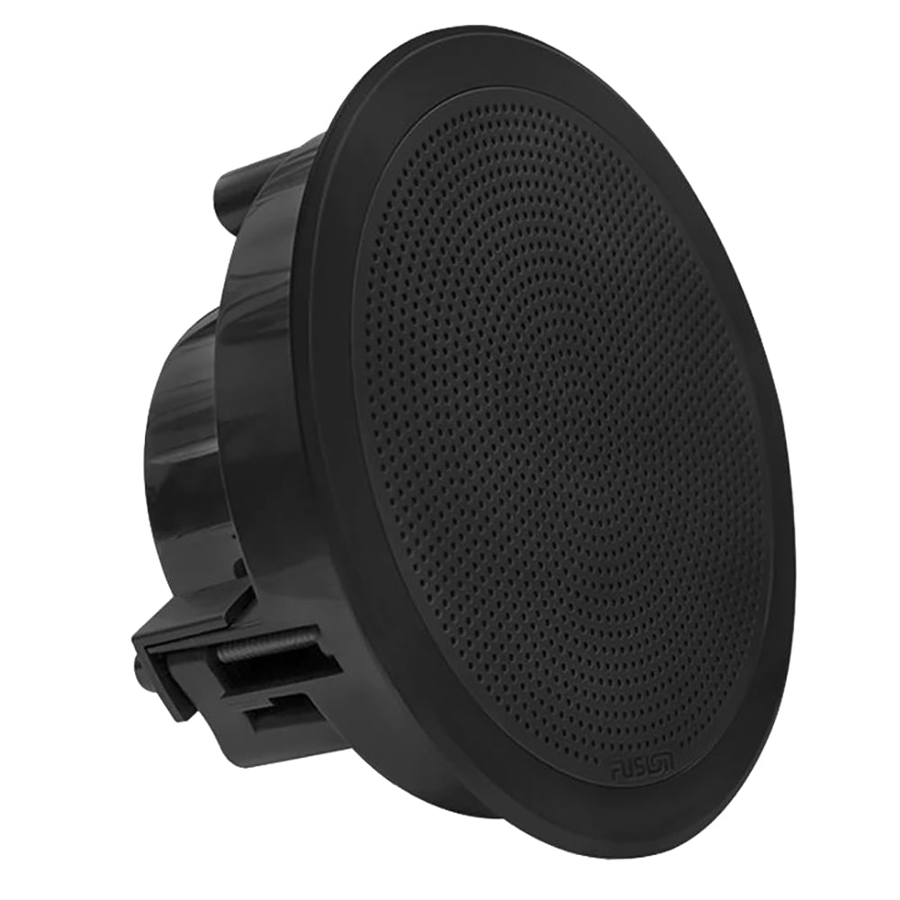 Fusion FM-F77RB FM Series 7.7" Flush Mount Round Marine Speakers - Black Grill - 200W [010-02300-01] | Speakers by Fusion 