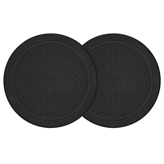 Fusion FM-F77RB FM Series 7.7" Flush Mount Round Marine Speakers - Black Grill - 200W [010-02300-01] | Speakers by Fusion 