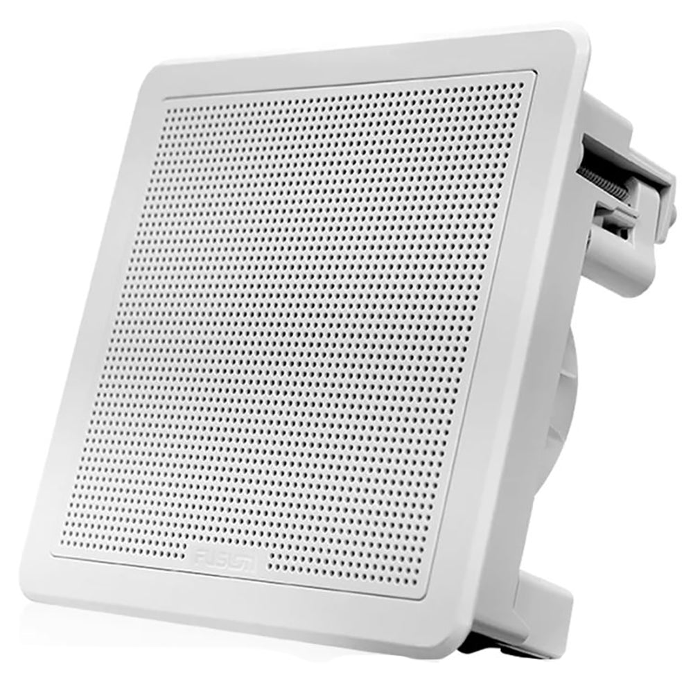 Fusion FM-F77SW FM Series 7.7" Flush Mount Square Marine Speakers - White Grill - 200W [010-02300-10] | Speakers by Fusion 