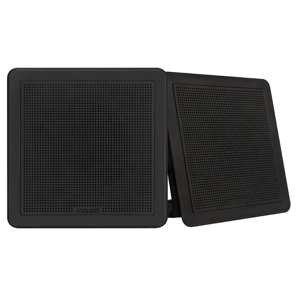 Fusion FM-F77RB FM Series 7.7" Flush Mount Square Marine Speakers - Black Grill - 200W [010-02300-11] | Speakers by Fusion 