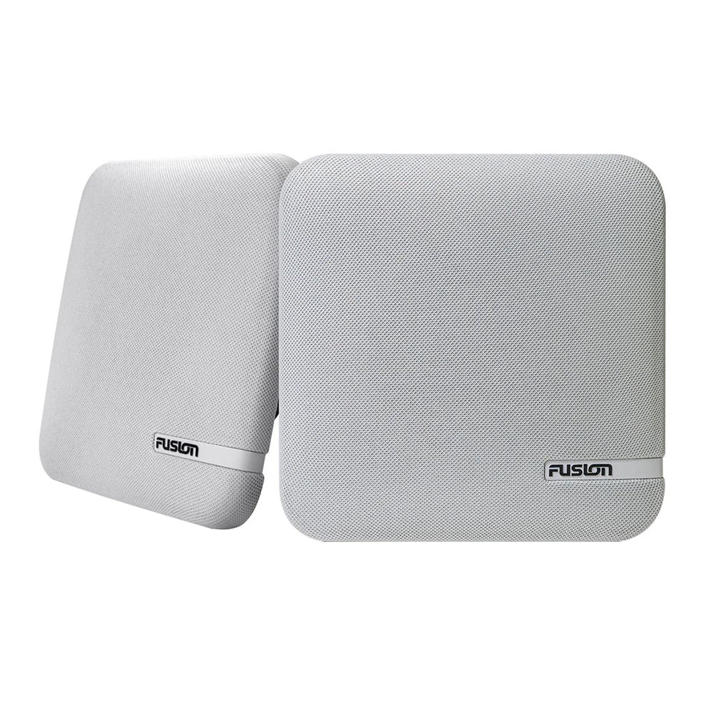 Fusion SM-F65CW SM Series 6.5" Shallow Mount Square Speakers - White Cloth Grill - 100W [010-02263-10] | Speakers by Fusion 