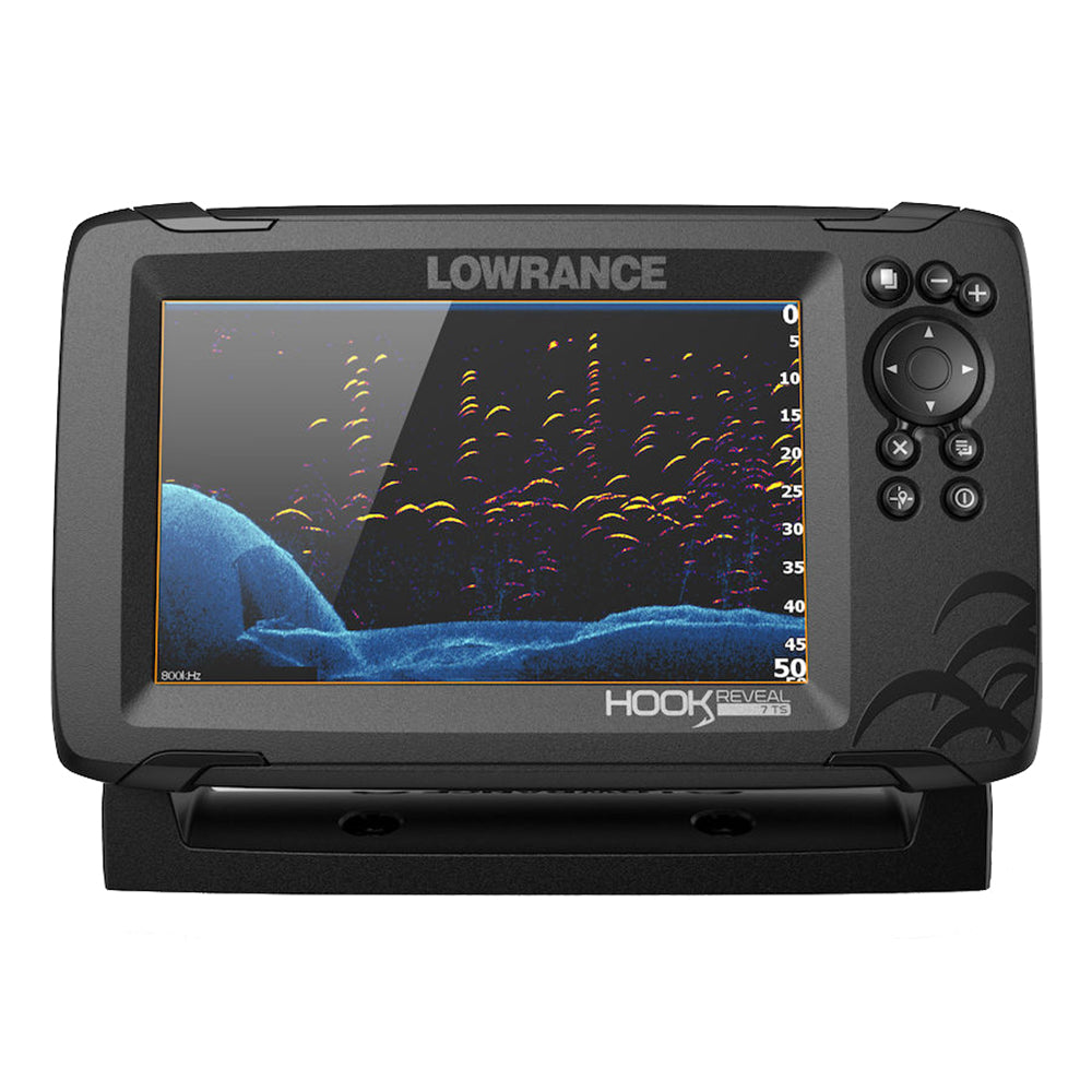 Lowrance HOOK Reveal 7 Chartplotter/Fishfinder w/TripleShot Transom Mount Transducer  US Inland Charts [000-15513-001] | GPS - Fishfinder Combos by Lowrance 