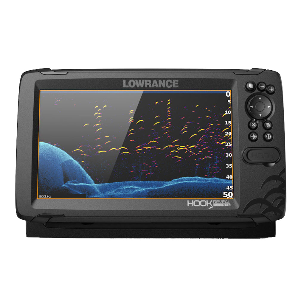 Lowrance HOOK Reveal 9 Chartplotter/Fishfinder w/TripleShot Transom Mount Transducer  US Inland Charts