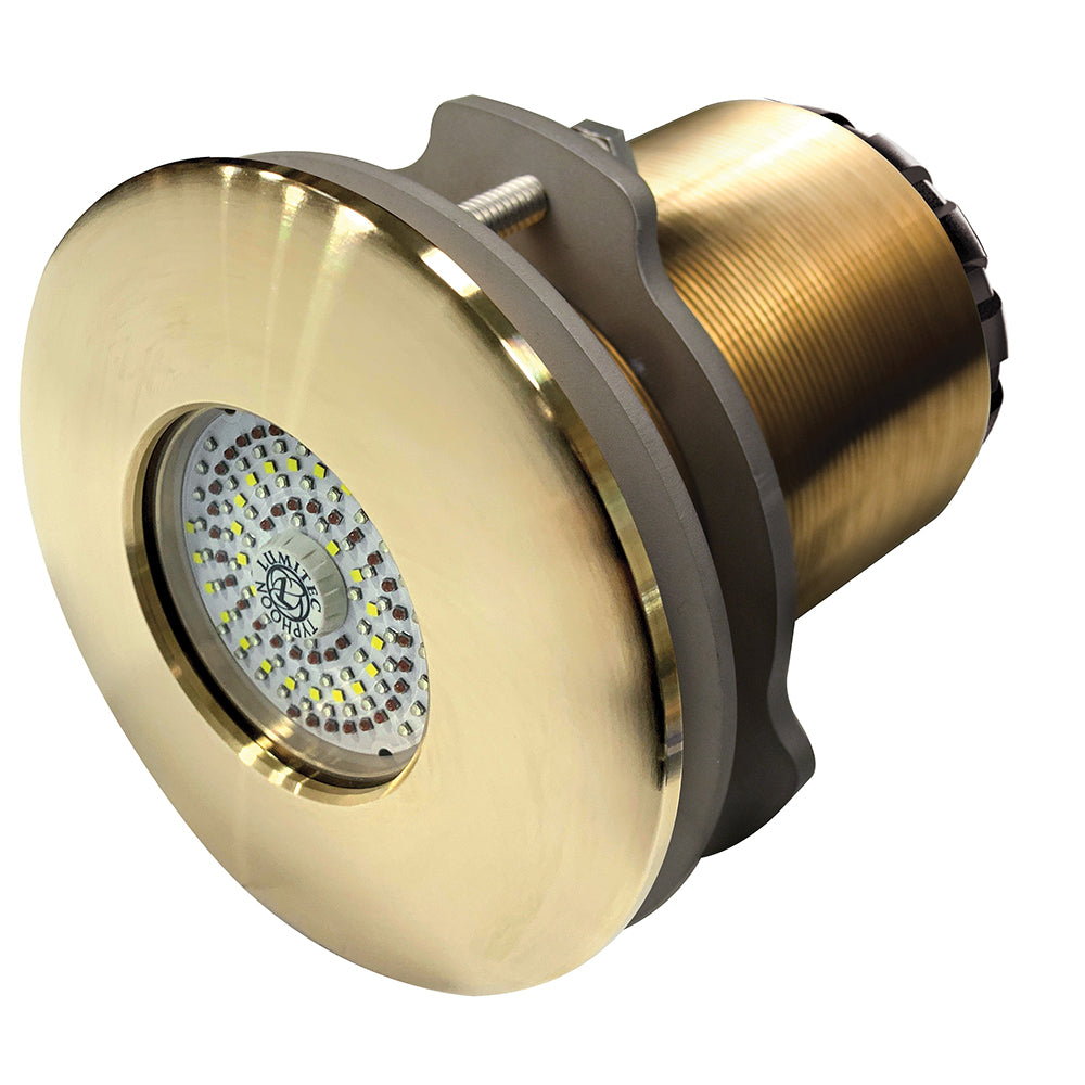 Lumitec SeaBlaze Typhoon Underwater Light - Bronze Thru-Hull - Spectrum RGBW - Flush Mount [101451]