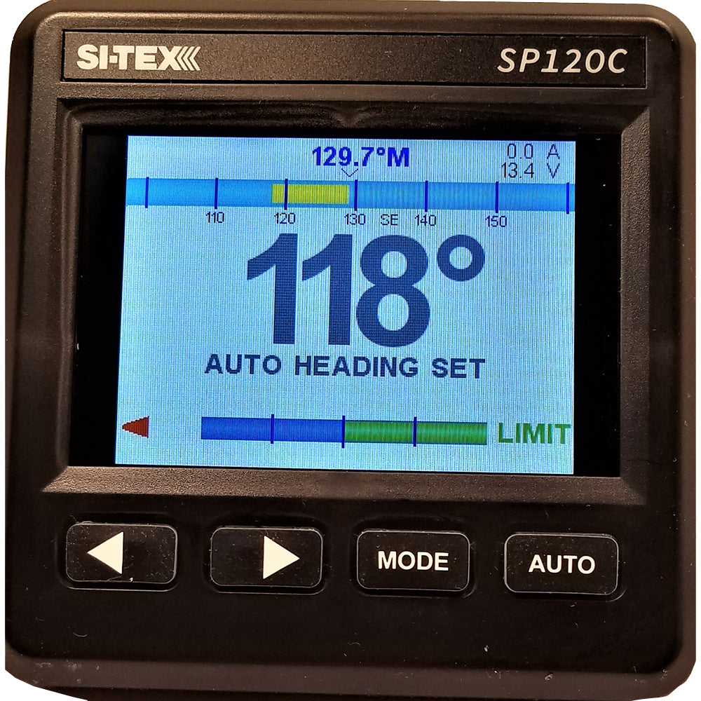 SI-TEX SP-120 Color System w/Rudder Feedback  9CI Pump [SP120C-RF-2]