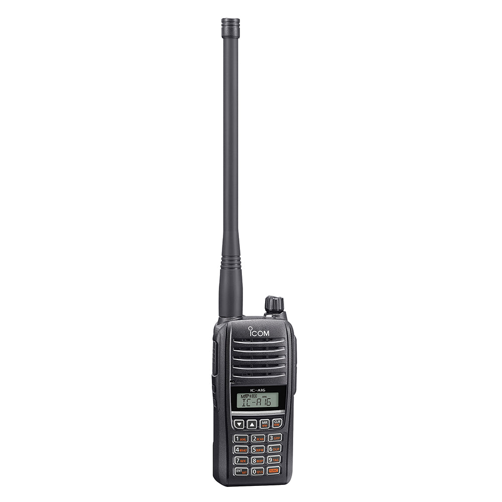 Icom A16 VHF COM Aviation Air Band Handheld Transceiver [A16] | VHF - Handheld by Icom 